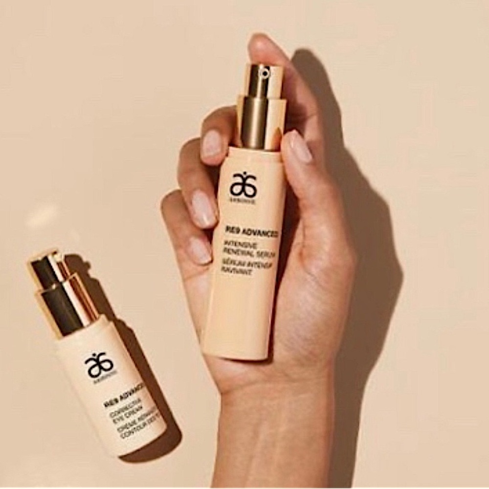 Arbonne RE9 Advanced® Regenerating Toner + Corrective Eye Cream 2-Pc BUNDLE NEW
